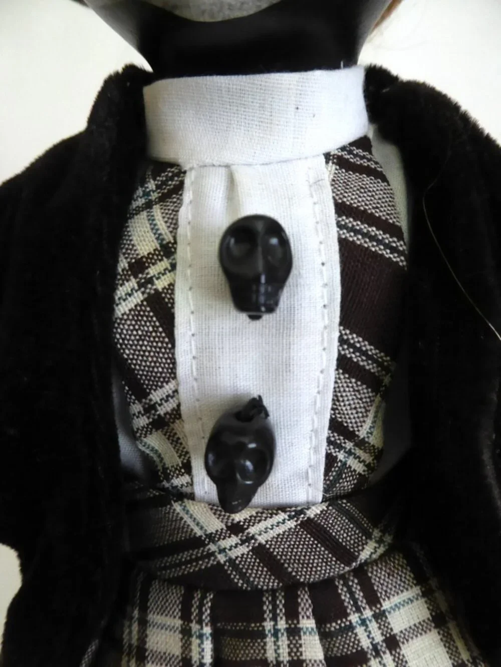 OOAK 16” SKELETON HORROR UNDEAD PORCELAIN DOLL PROP ODDITY